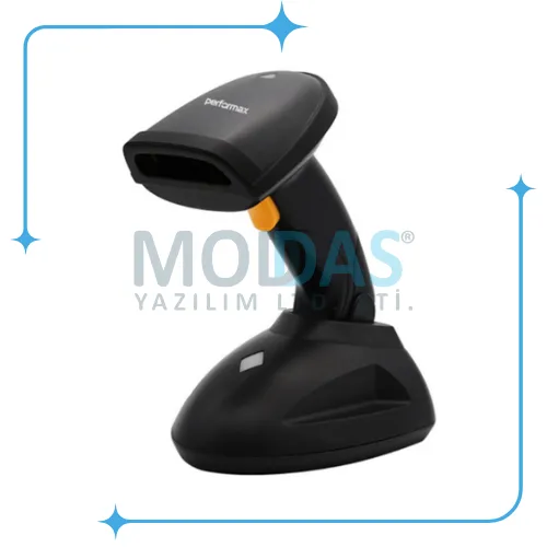 PERFORMAX 1D Laser PR90 Wlan (Kablosuz) El Tipi Barkod Okuyucu Cradle,Ayak 100metre Mesafeye Kadar
